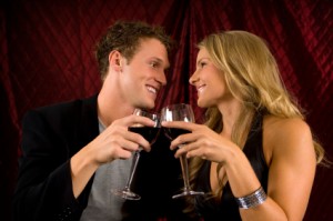 couple drinking