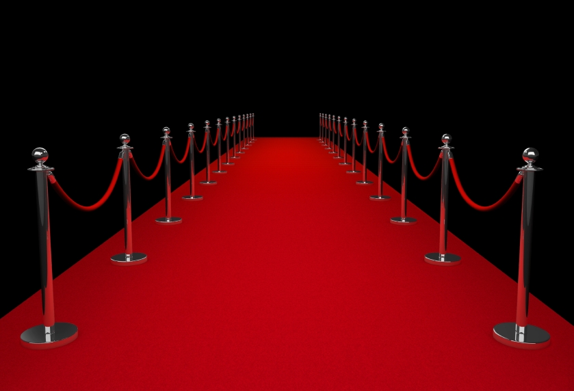 Red carpet for celebrities