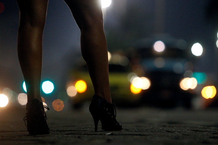 sex worker in street