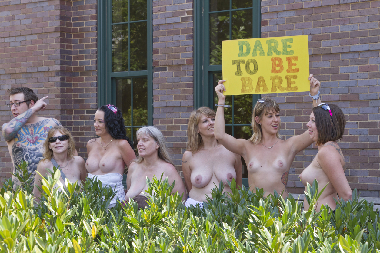 Topless March Draws Thousands To Peaceful Protest