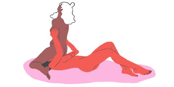 The rocket posture. Lesbians sex.